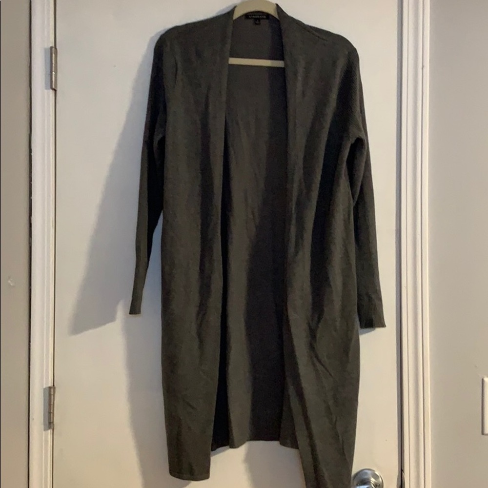 Long Grey Cardigan